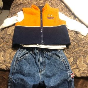 3 piece Extreme Sports Vest Snowboarding Outfit